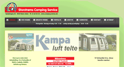 Desktop Screenshot of camping-service.dk